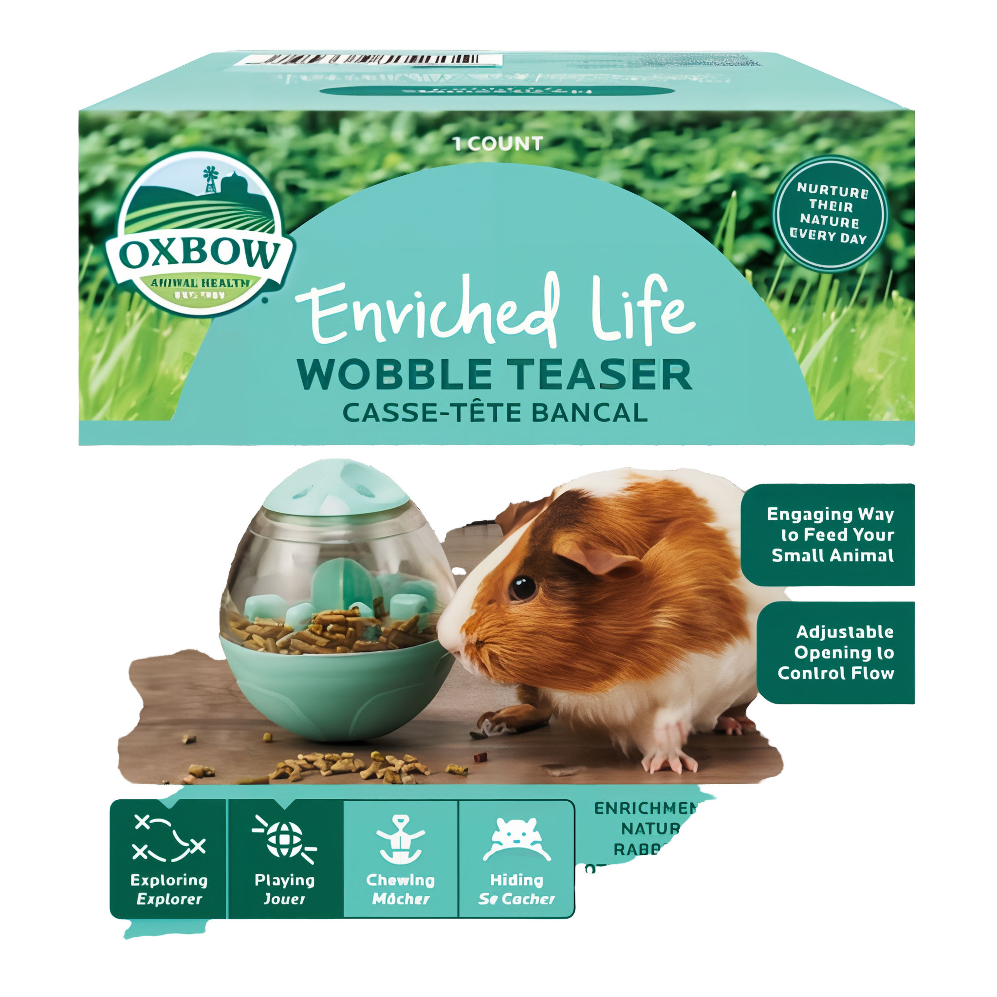 Oxbow Animal Health Enriched Life Wobble Teaser Small Animal Toy
