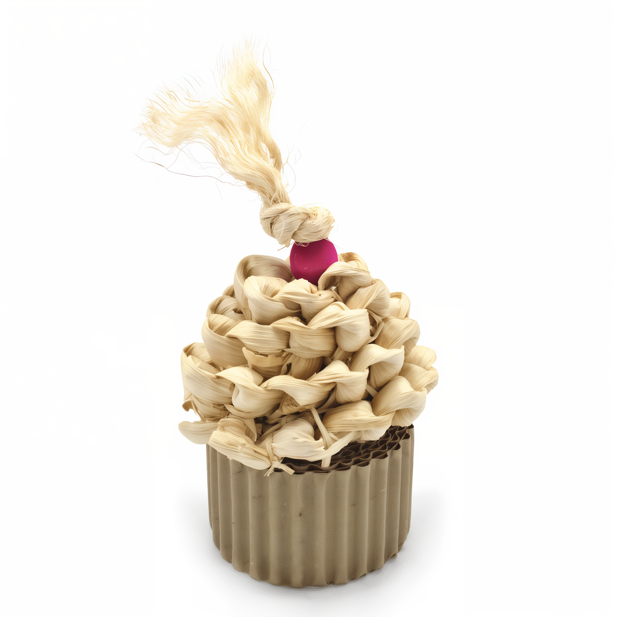 Natural material Celebration Cupcake chew closeup