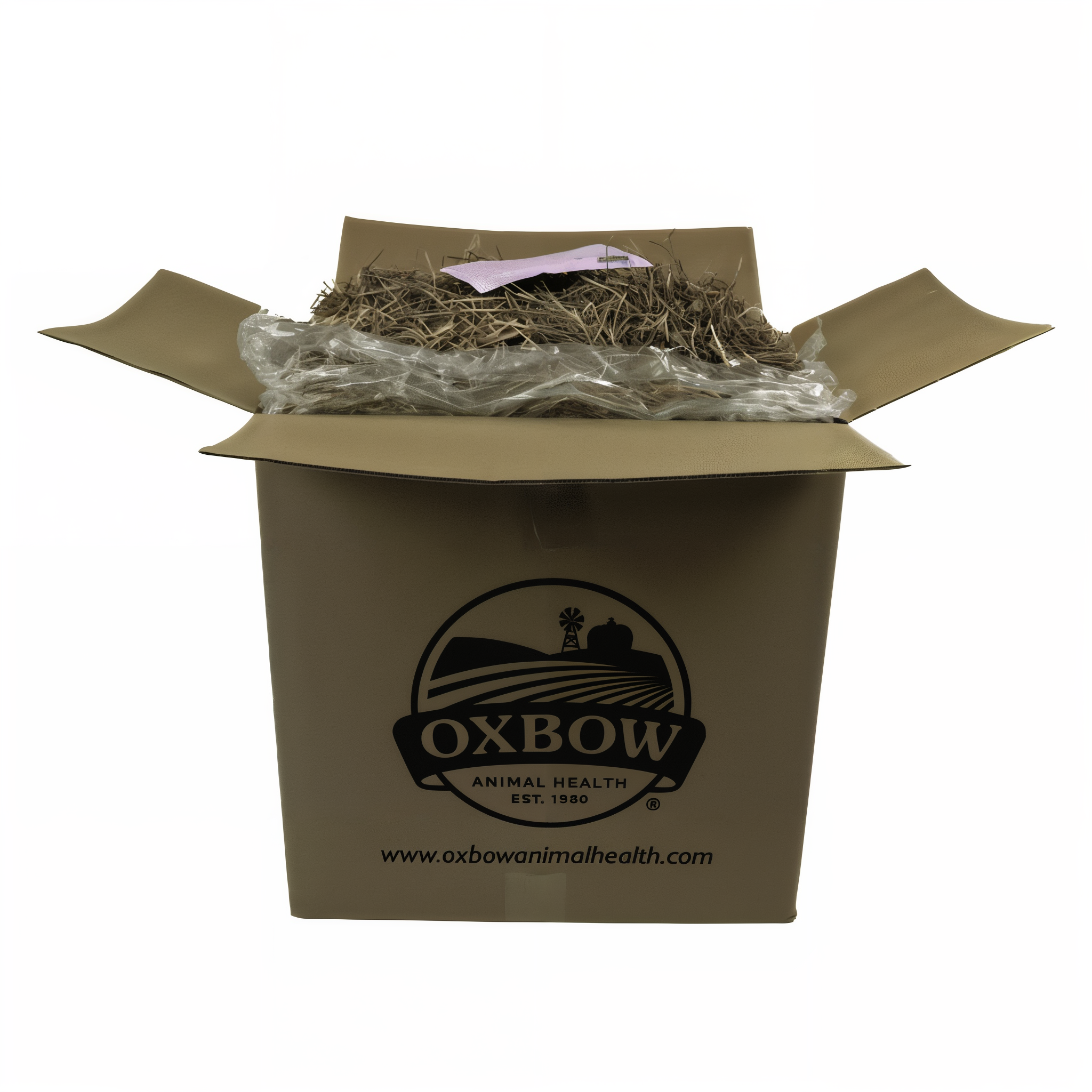 Fresh Western Timothy hay inside the bulk box
