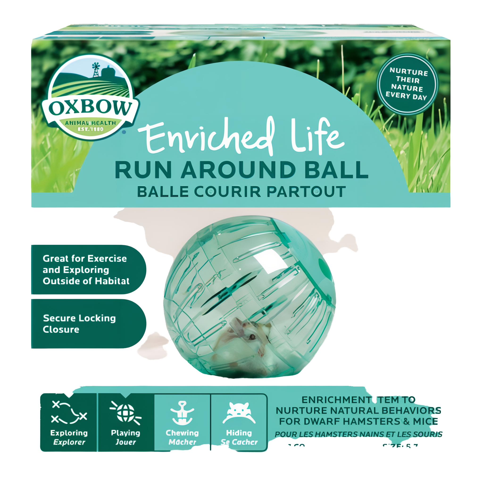 Oxbow Enriched Life Run Around Ball