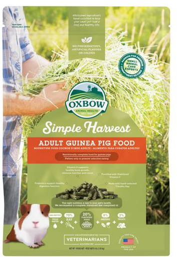 Oxbow Simple Harvest Adult Guinea Pig Food