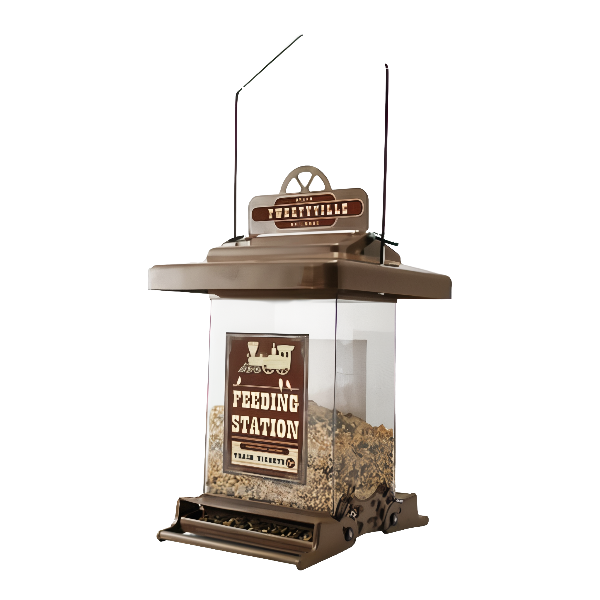 Panacea Rustic Farmhouse Absolute Small Train Feeding Station