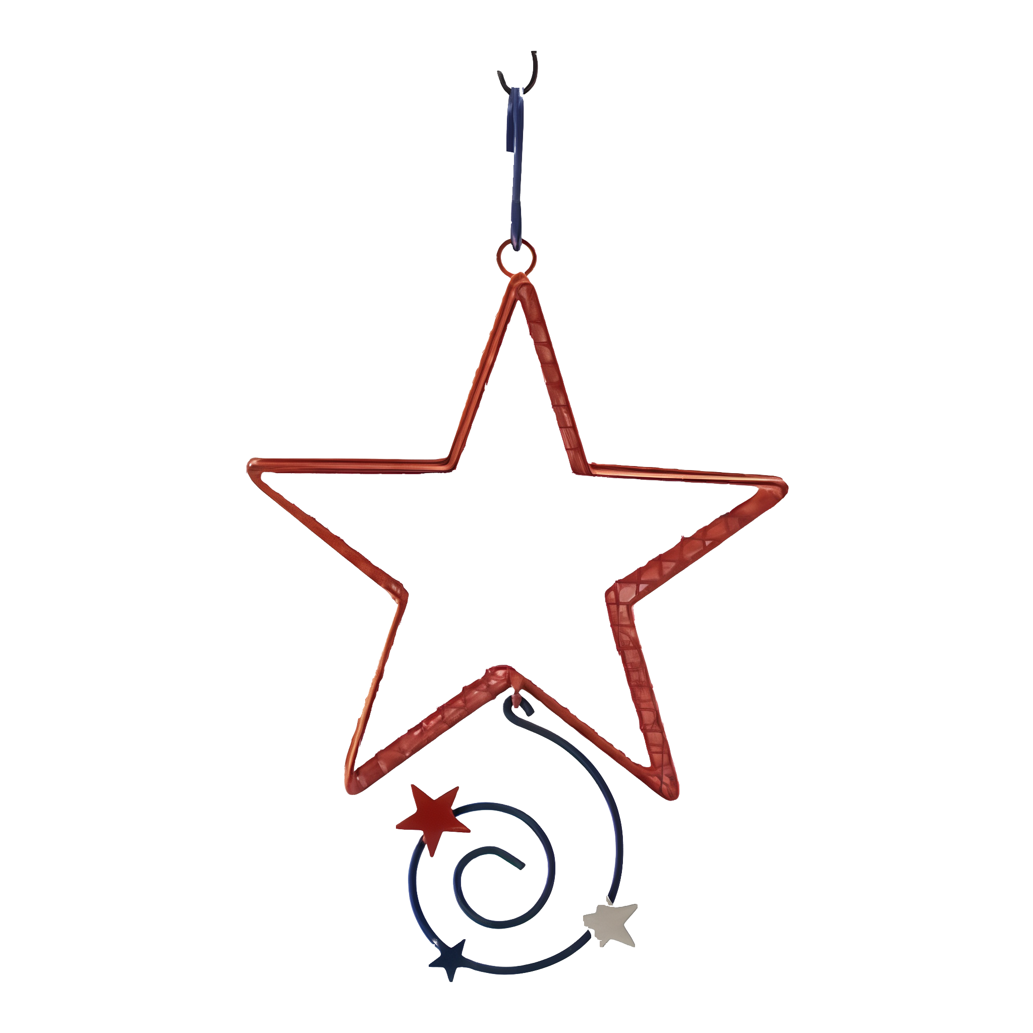 Panacea Wild Bird Lovers Patriotic Decorative Star