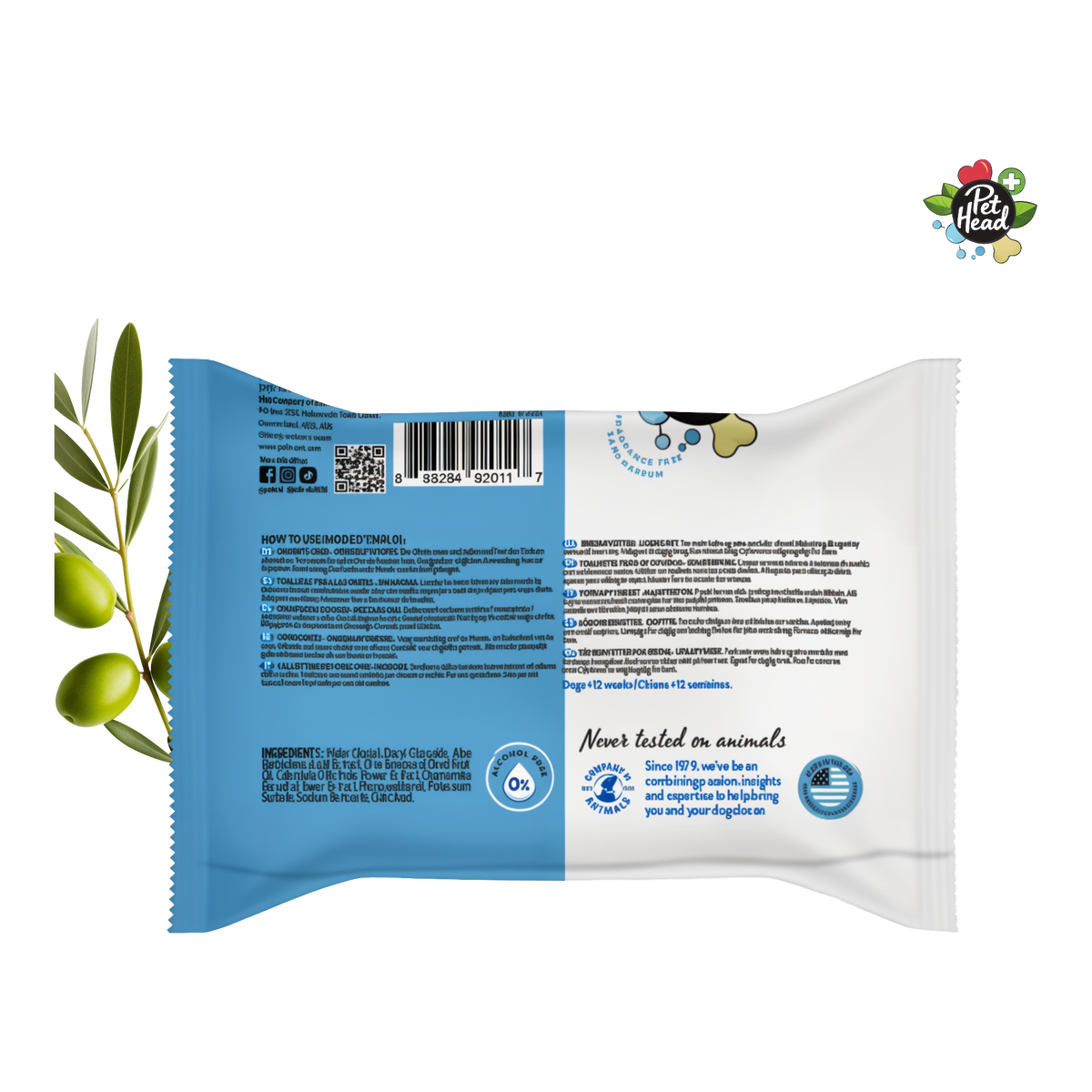Pet Head Health Ear Wipes 30 ct -- product image