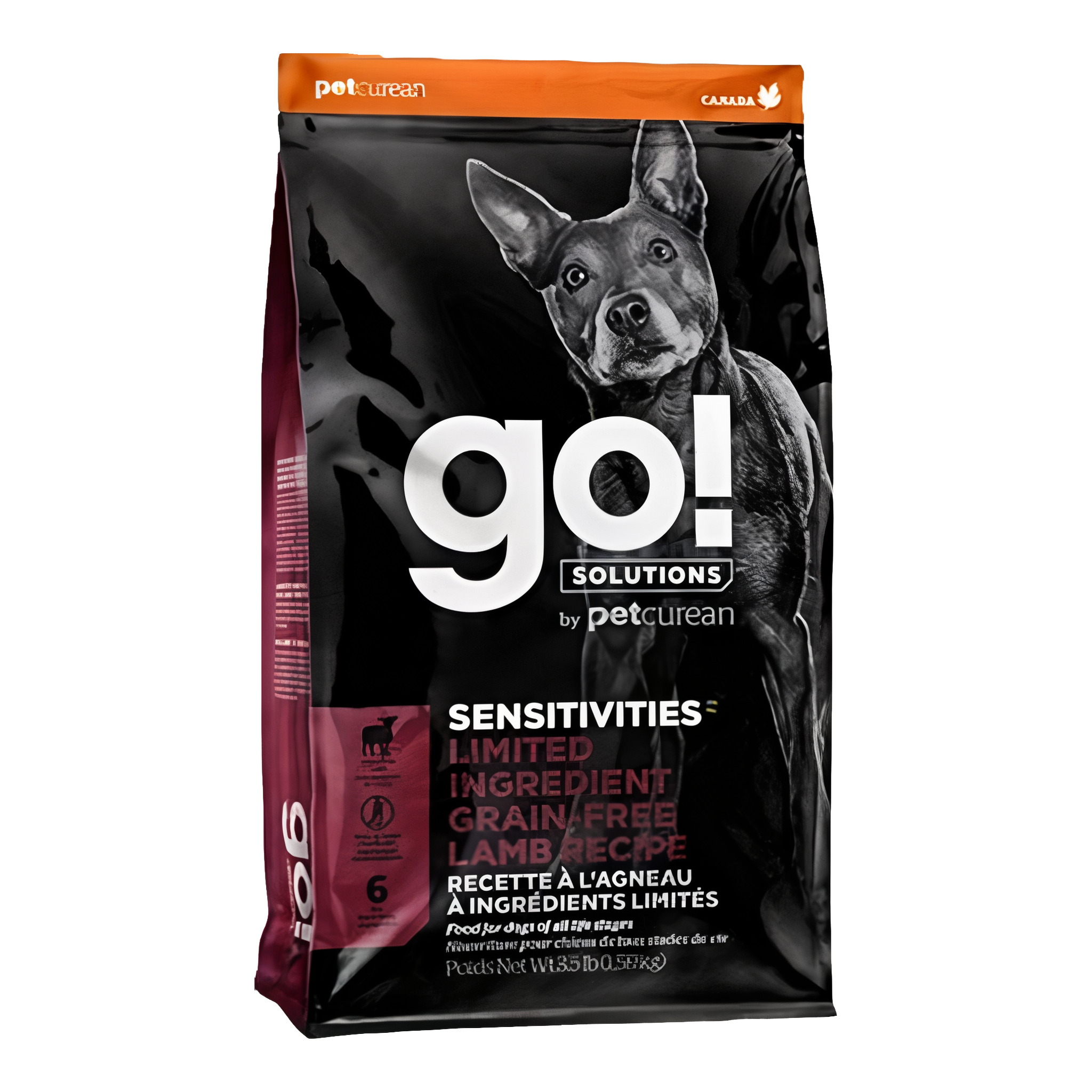 Petcurean Go! Sensitivities Limited Ingredient Grain Free Lamb Recipe for Dogs