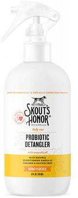 Skout's Honor Probiotic Daily Use Detangler Honeysuckle for Dogs