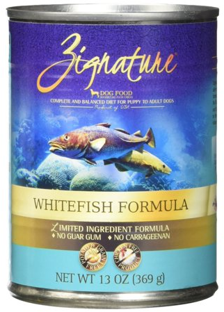 Zignature Canned Dog Food Whitefish