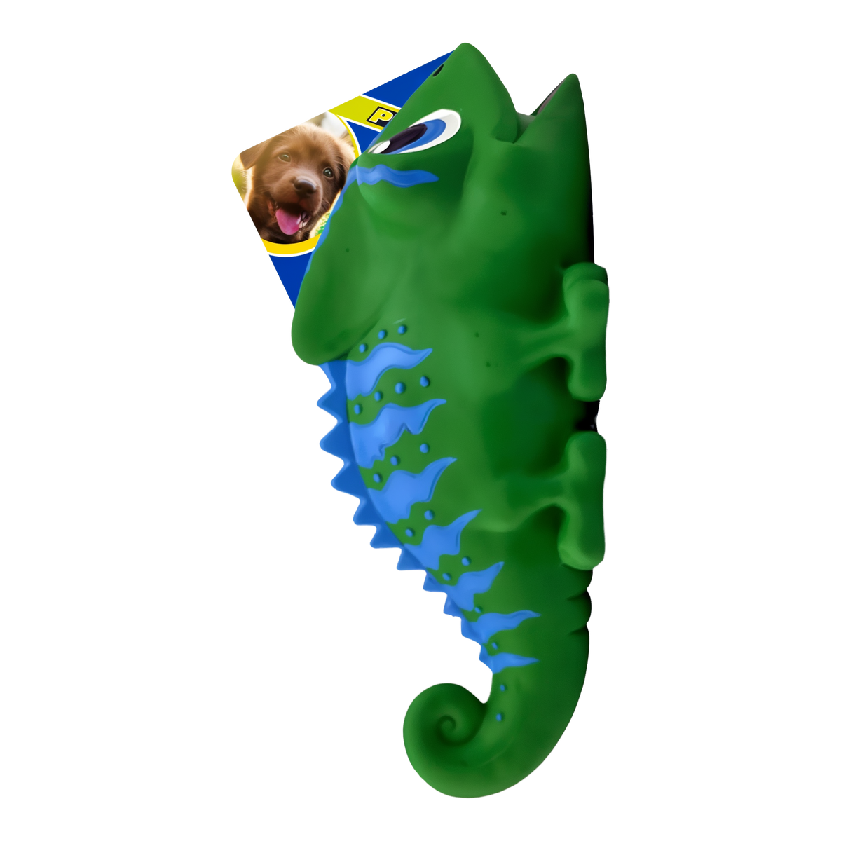 Petsport USA Naturflex Large Chameleon 11.75 in Latex Dog Toy -- product image