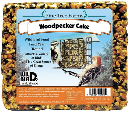 Pine Tree Farms Woodpecker Seed Cake