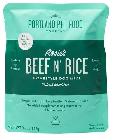 Portland Pet Food Rosies Beef N Rice Dog Meal