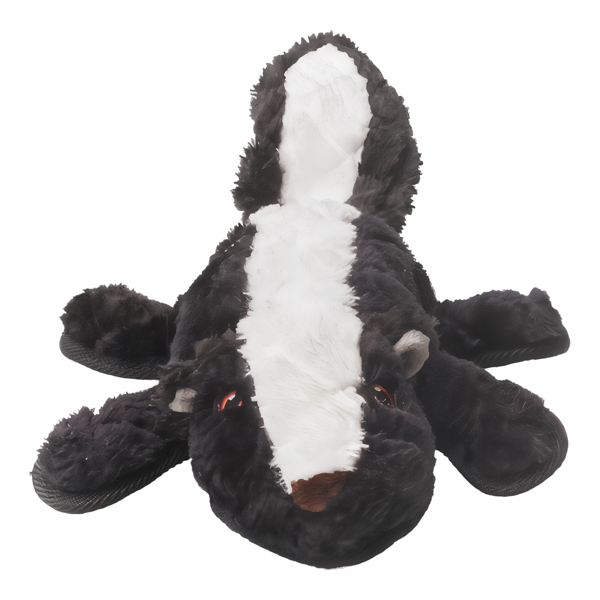 Power House mini skunk plush dog toy studio view 2
