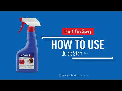 Adams Flea & Tick Spray How-To video