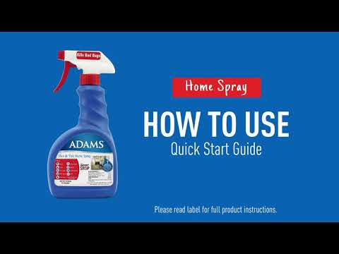 Adams Flea and Tick Home Spray how-to video