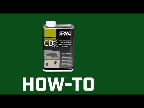 SRW Products CDX Cleaner & Degreaser X-Treme Specialty Clean — installation video