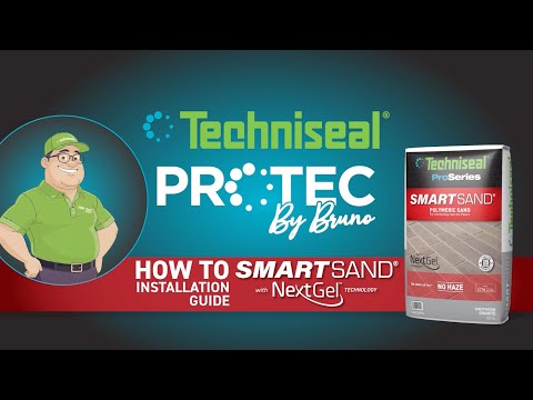 Techniseal SmartSand Jointing Sand — paver installation demo