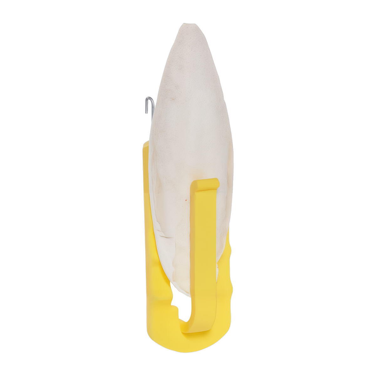 Prevue Birdie Basics yellow plastic cuttlebone and treat holder with cuttlebone