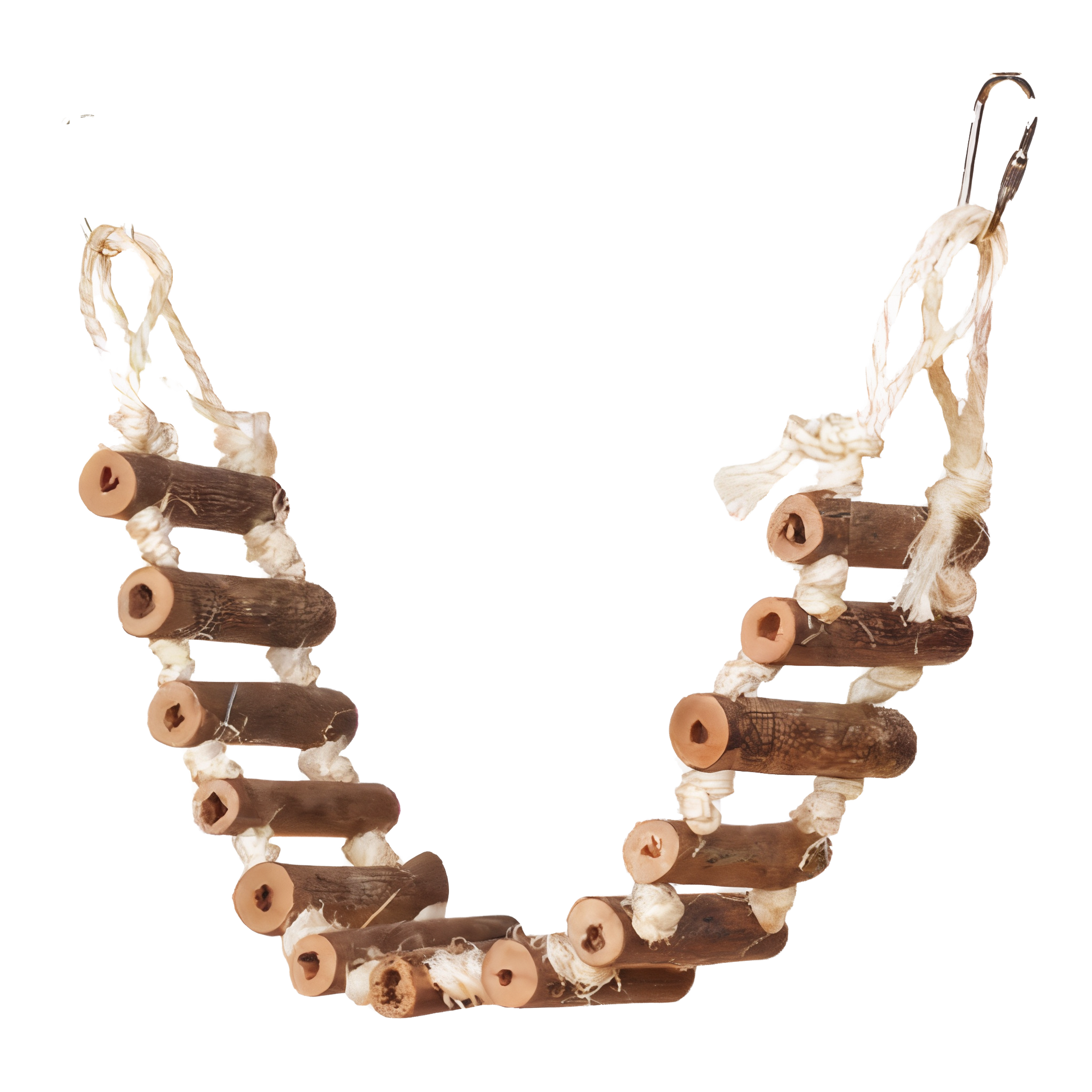 Prevue Naturals Eco-Friendly Wood and Rope Ladder Bird Toy
