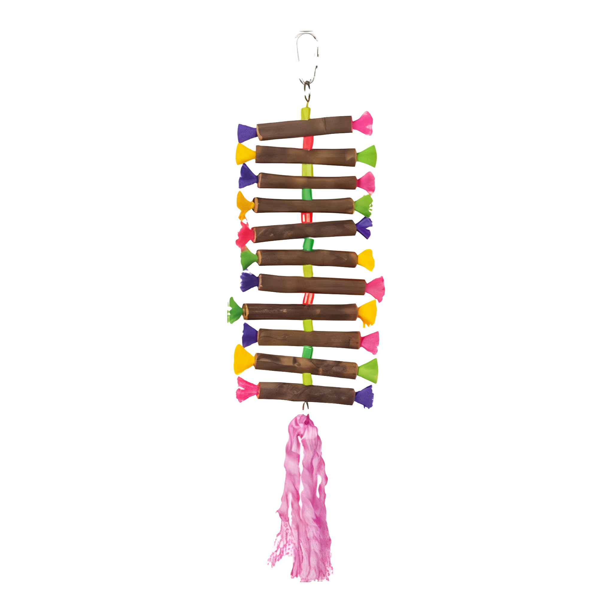 Prevue Pet Products Twisting Sticks Tropical Teasers Colorful Wood Bird Toy