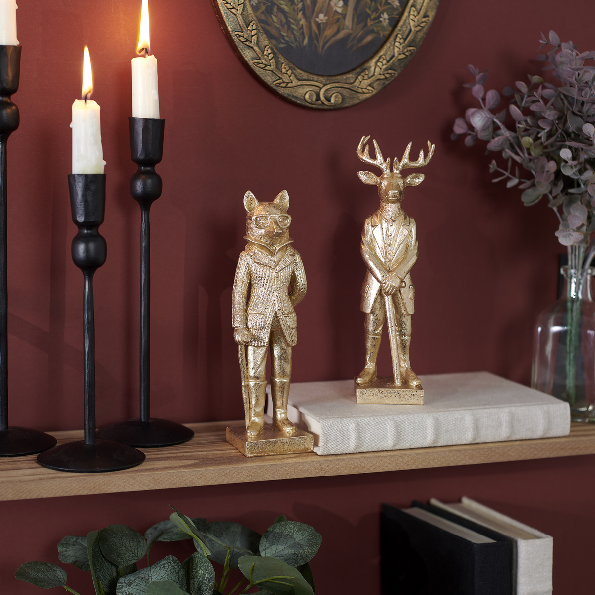 Primitives by Kathy Distinguished Deer Figurine -- lifestyle