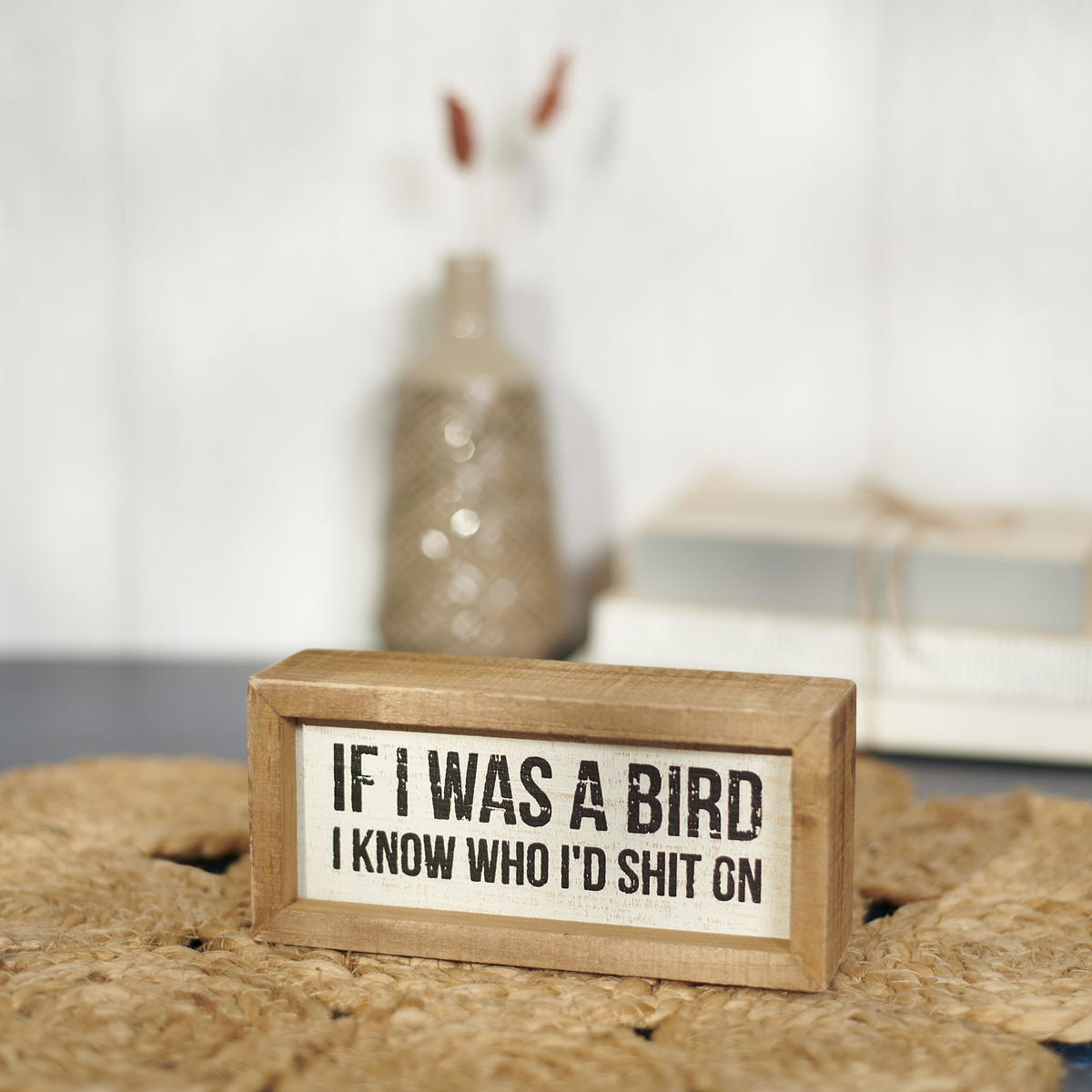 Primitives by Kathy If I Was A Bird Inset Box Sign -- lifestyle