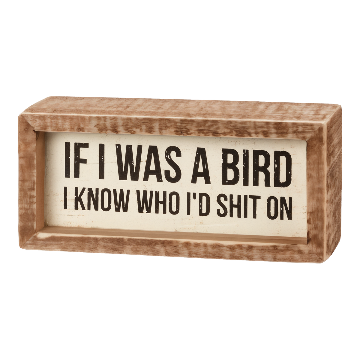 Primitives by Kathy If I Was A Bird Inset Box Sign -- product image