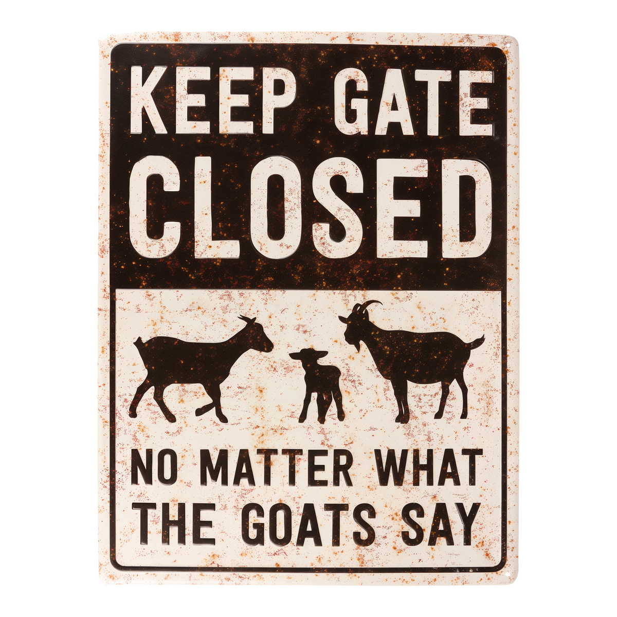 Primitives by Kathy Keep Gate Closed Wall Decor -- product image