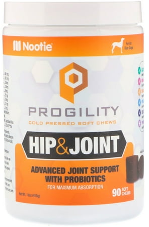 Progility Hip Joint Soft Chews with Organic Tumeric