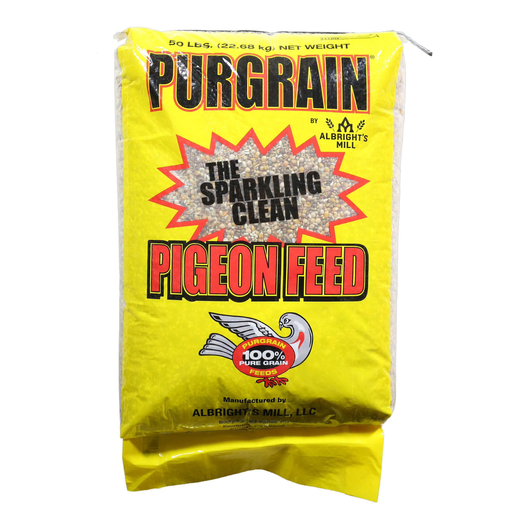 Purgrain Breeder Conditioner 16% Popcorn Pigeon Feed 50 lb bag