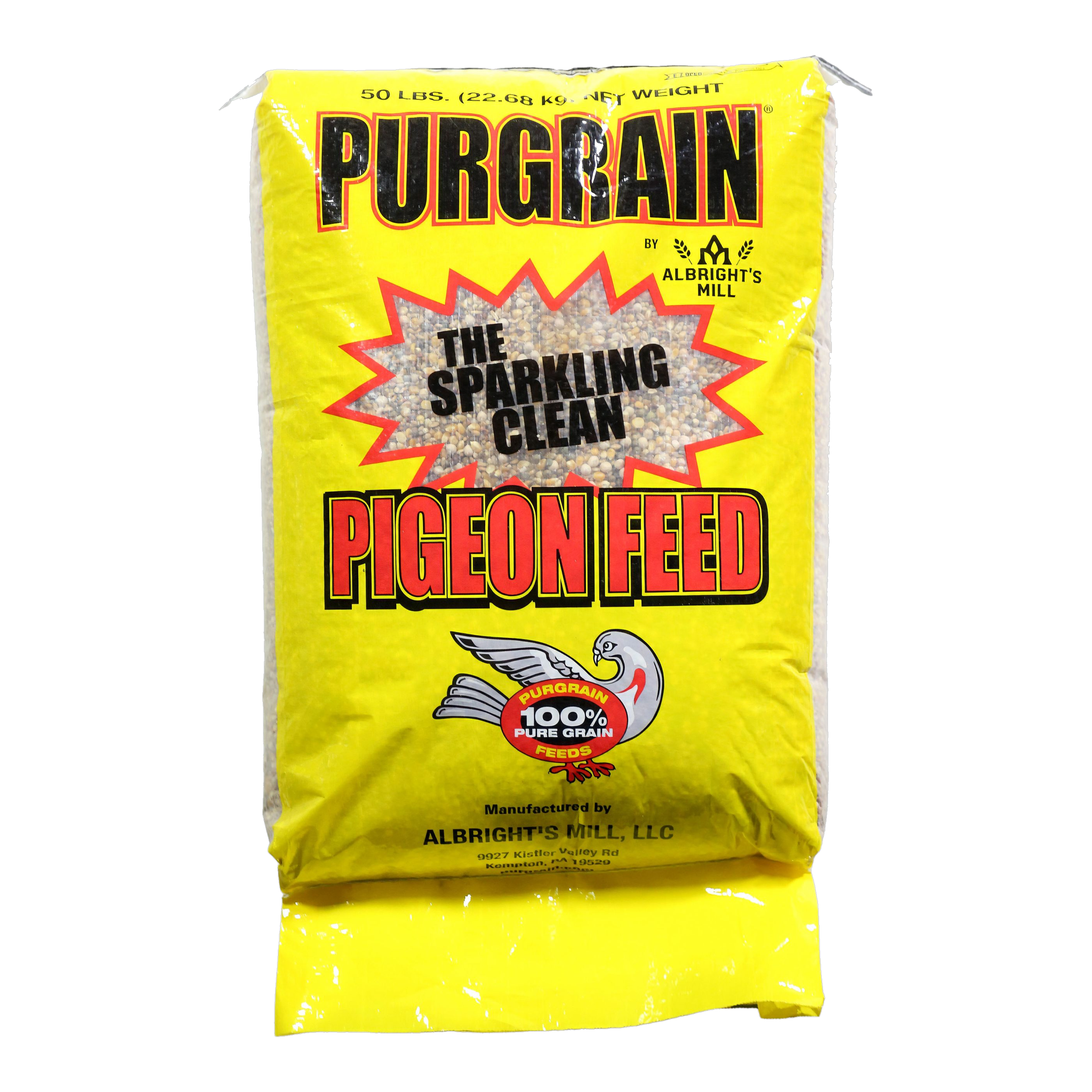 Purgrain Daily 14% Popcorn Pigeon Feed 50 lb bag