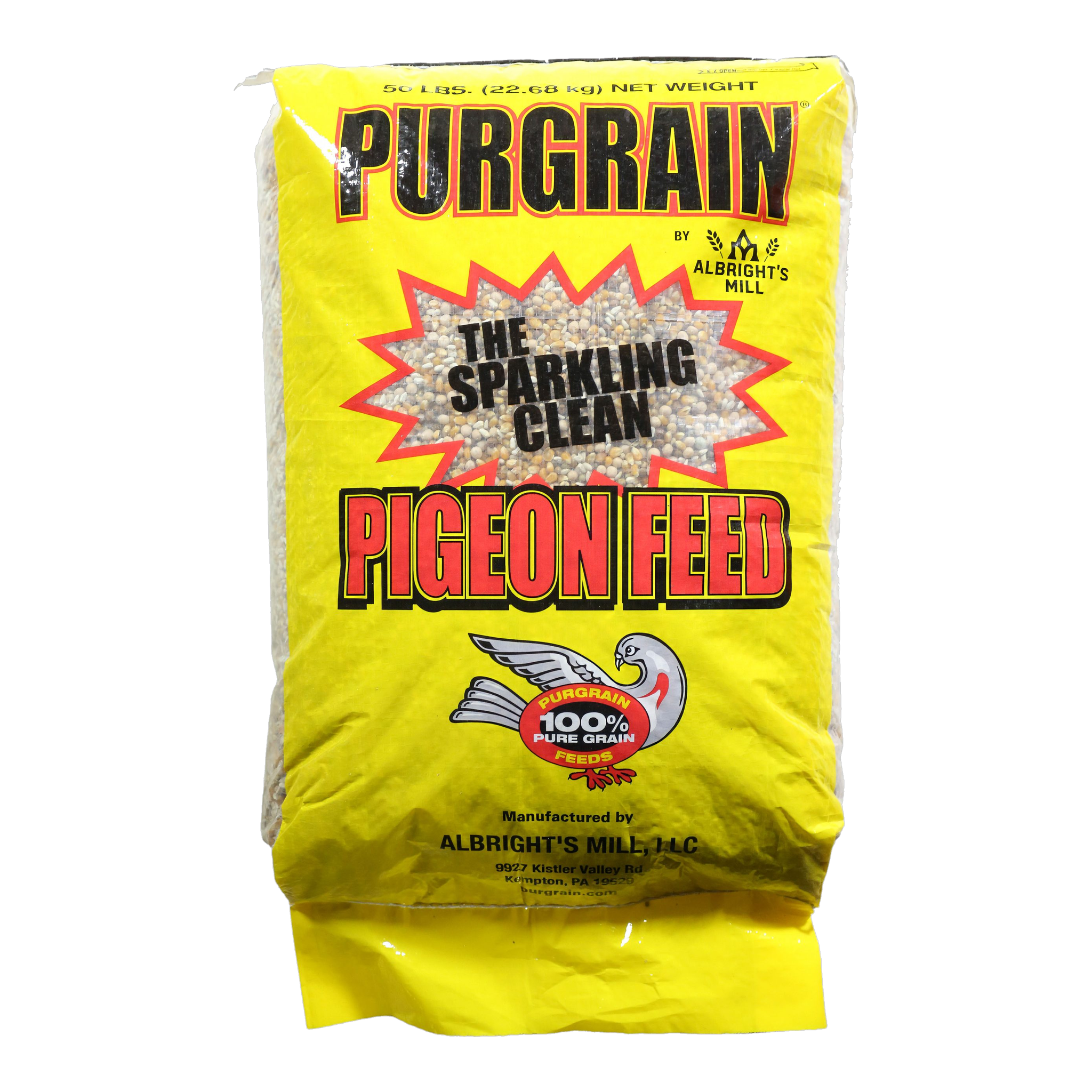 Purgrain Racing 17% Popcorn Pigeon Feed 50 lb bag