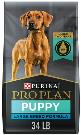 Purina Pro Plan Puppy Dry Dog Food for Large Dogs Under 2 Years Real Chicken & Rice