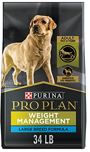 Purina Pro Plan Weight Management Dry Dog Food for Large Breed Adults Chicken & Rice