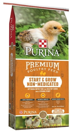 Purina Animal Nutrition STR+GRO CR chicken feed, 25 lb bag #25 lb