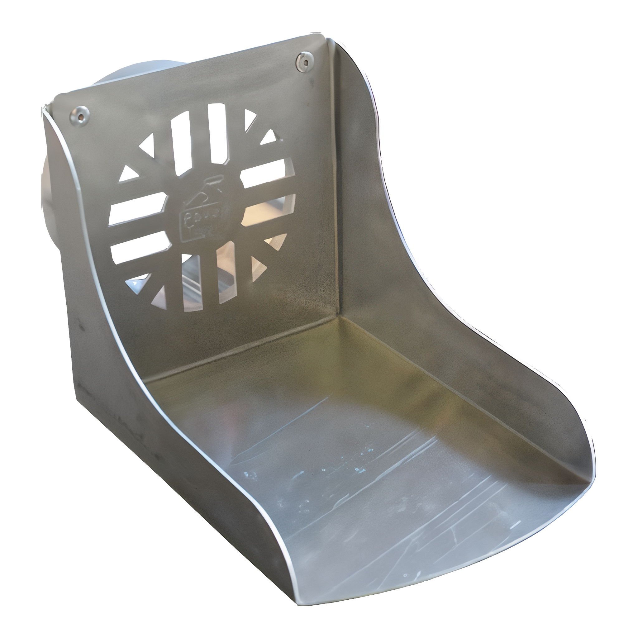 Quick-E-Retaining Wall Spillway NT1040 product view on white background, 6 inch drain opening
