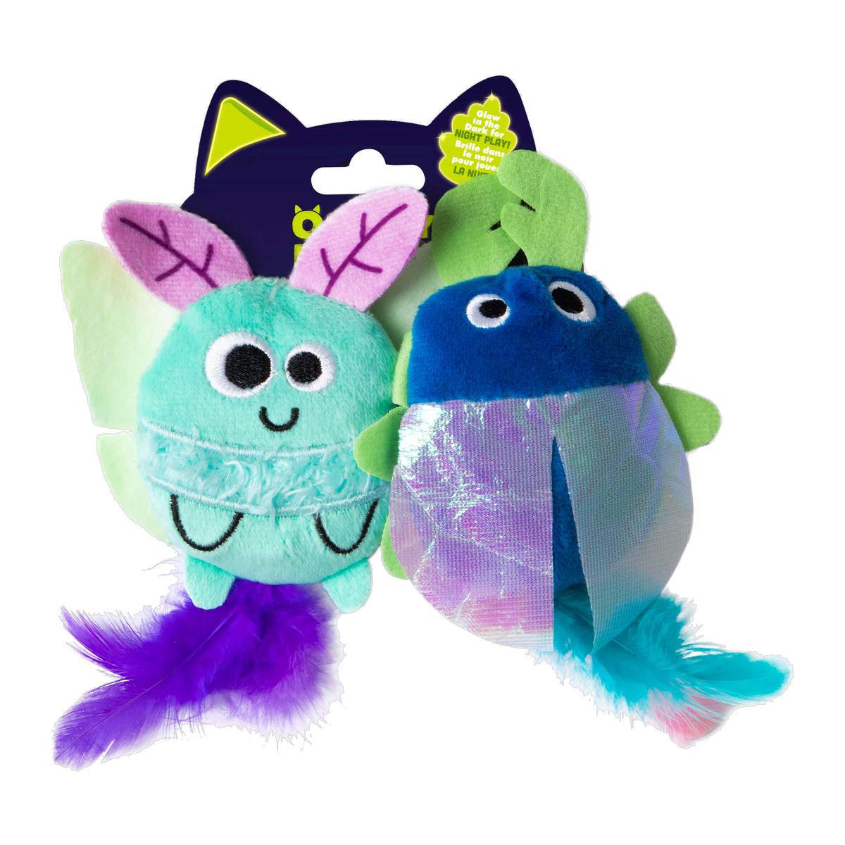 Quirky Kitty Luna Bugs 2 Pack retail packaging front view