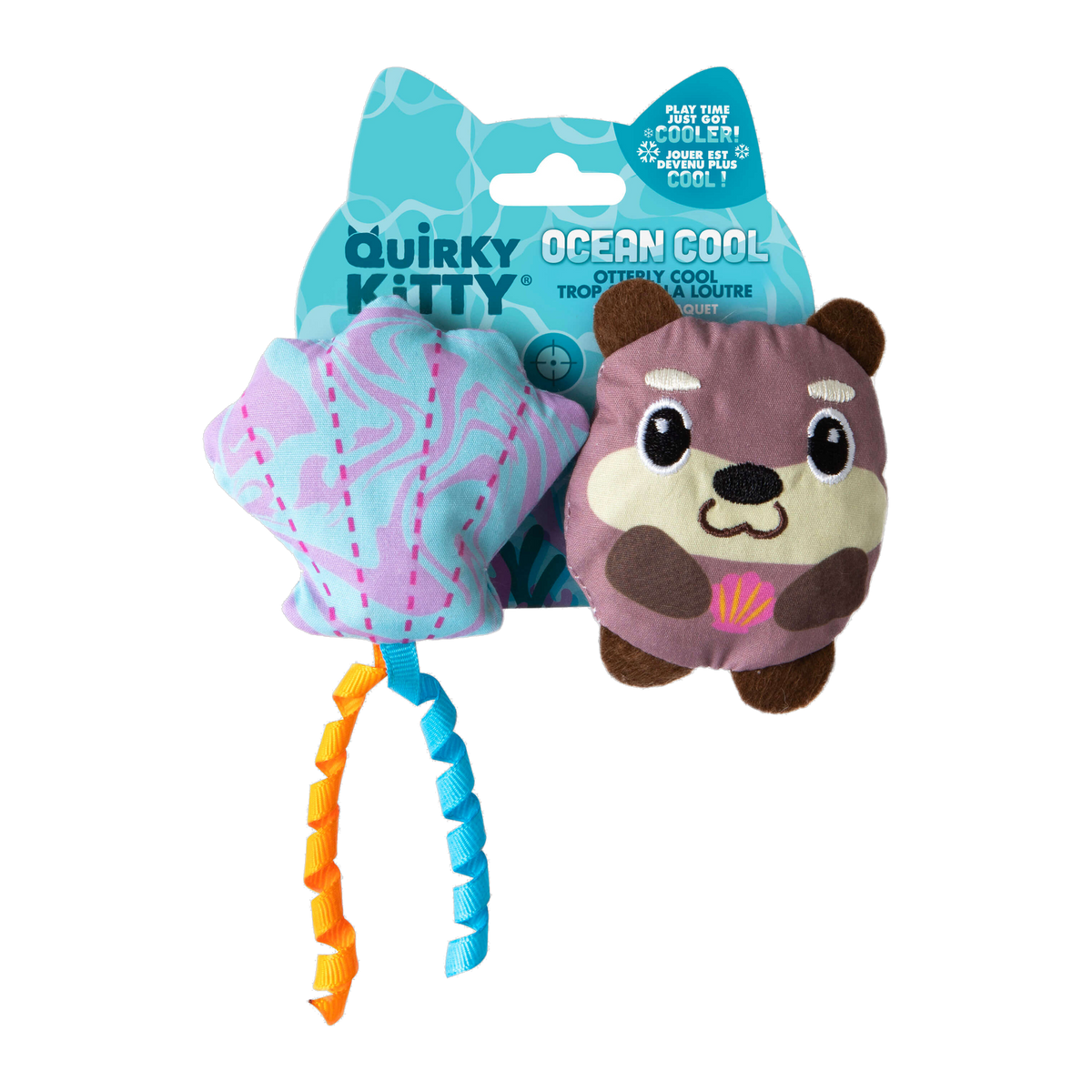 Quirky Kitty Otterly Cool 2 Pack retail packaging front view