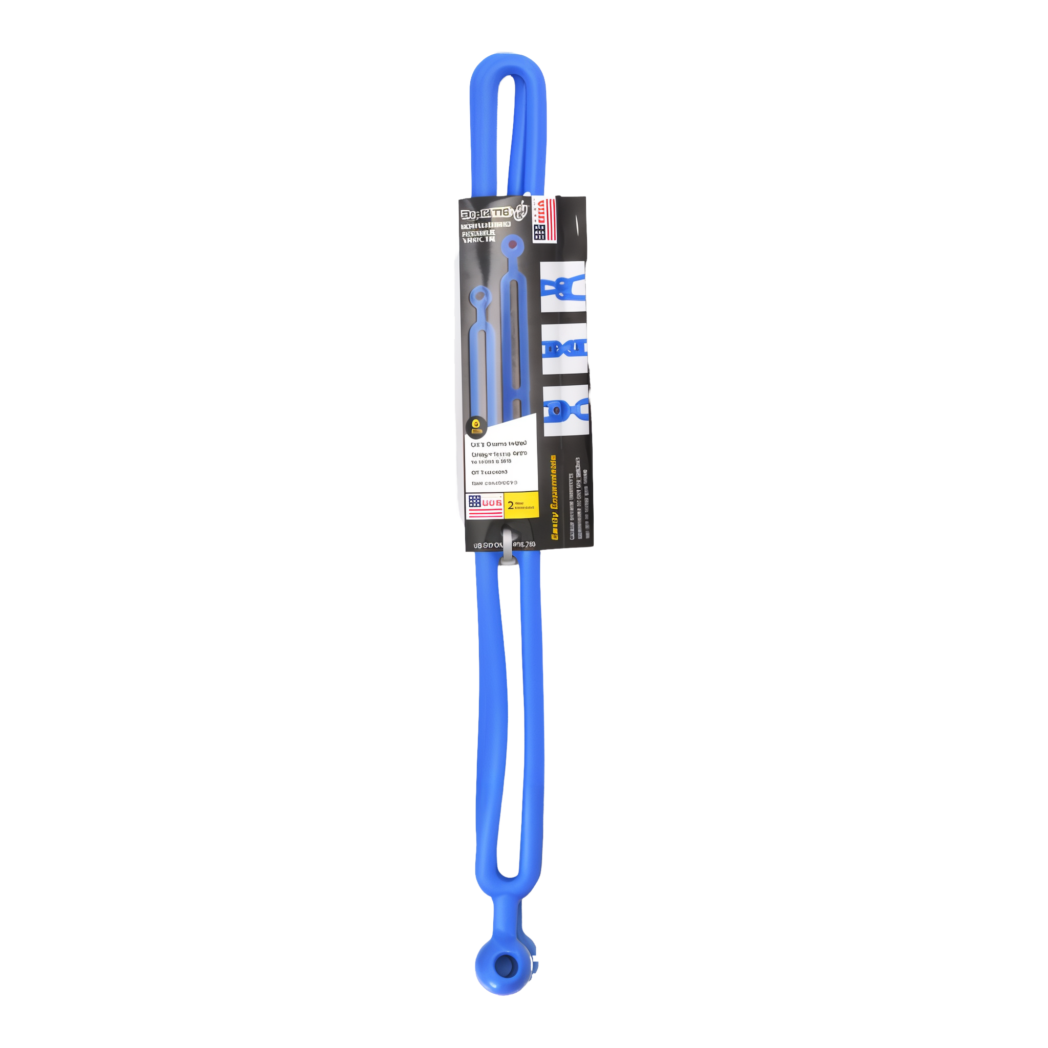 Rapid Tie Non-Marring Flexible Vinyl Tie 16 inch 2-pack, blue adjustable extendable strap