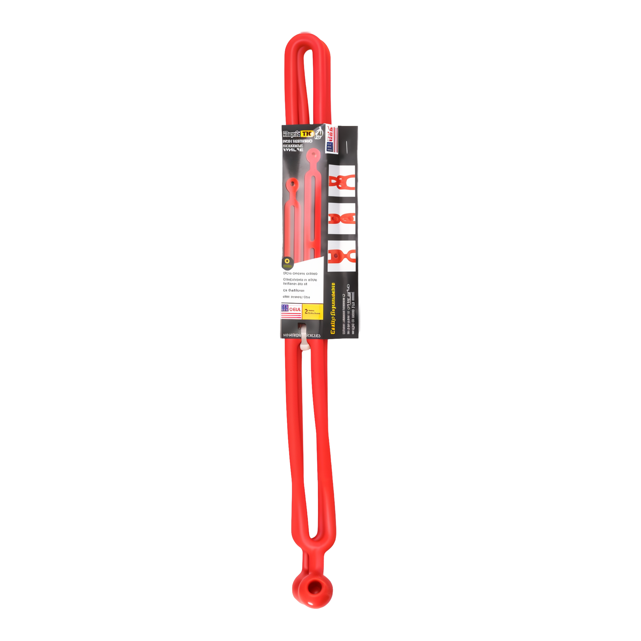 Rapid Tie Non-Marring Flexible Vinyl Tie 16 inch 2-pack, red adjustable extendable strap