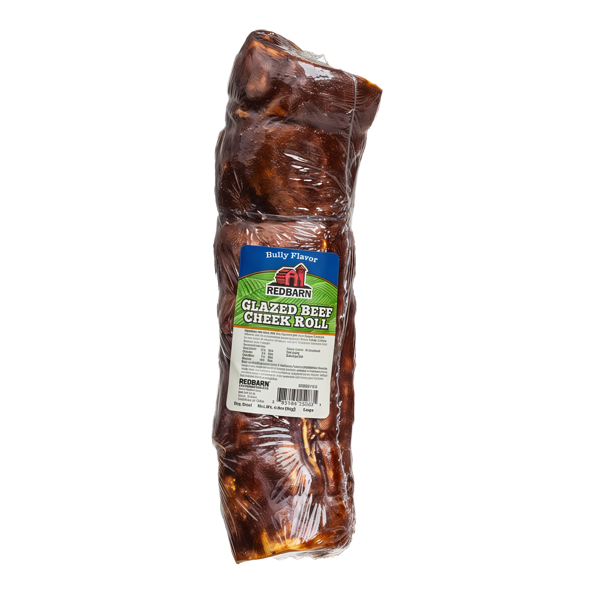 Redbarn Glazed Beef Cheek Roll Bully Flavor package front