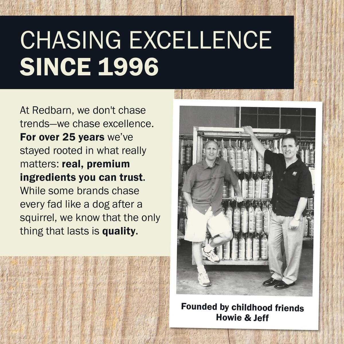 Redbarn Collagen Wrapped Esophagus Stick -- howie & jeff - the redbarn story