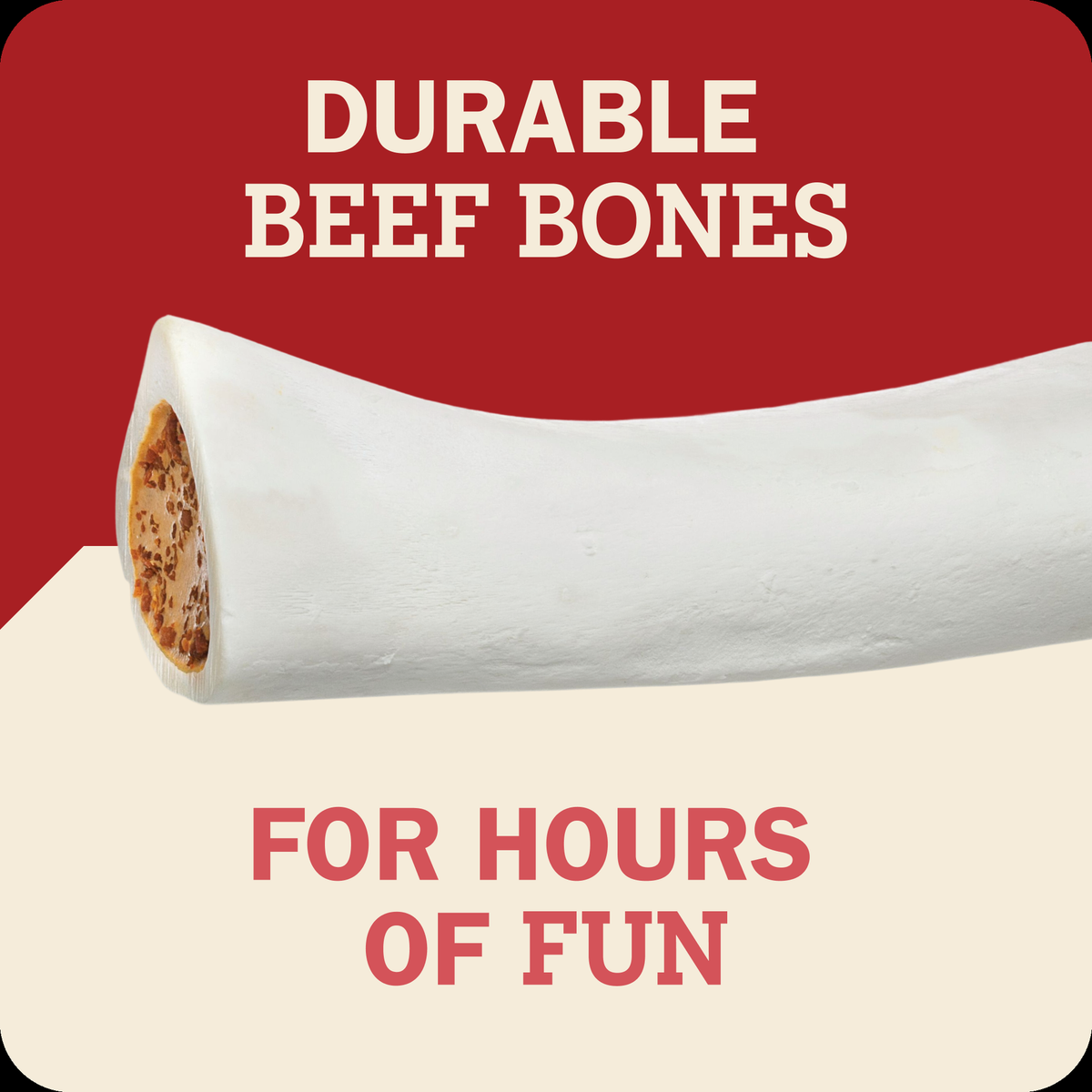 Redbarn Filled Bone Beef Flavor -- feature panel 4