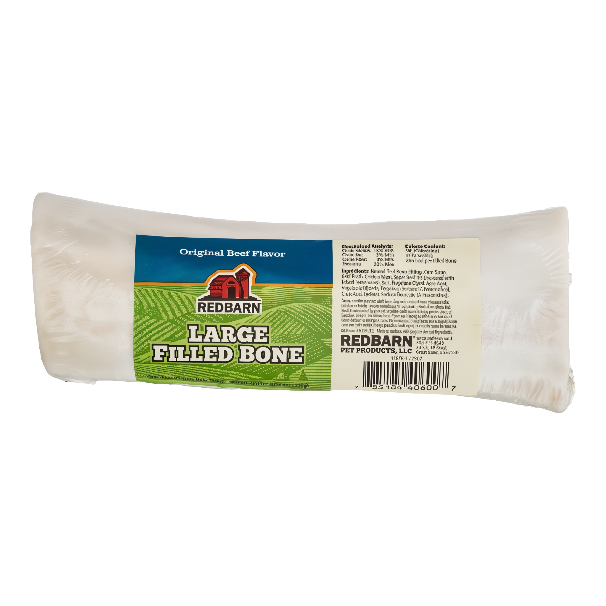 Redbarn Filled Bone Beef Flavor package front