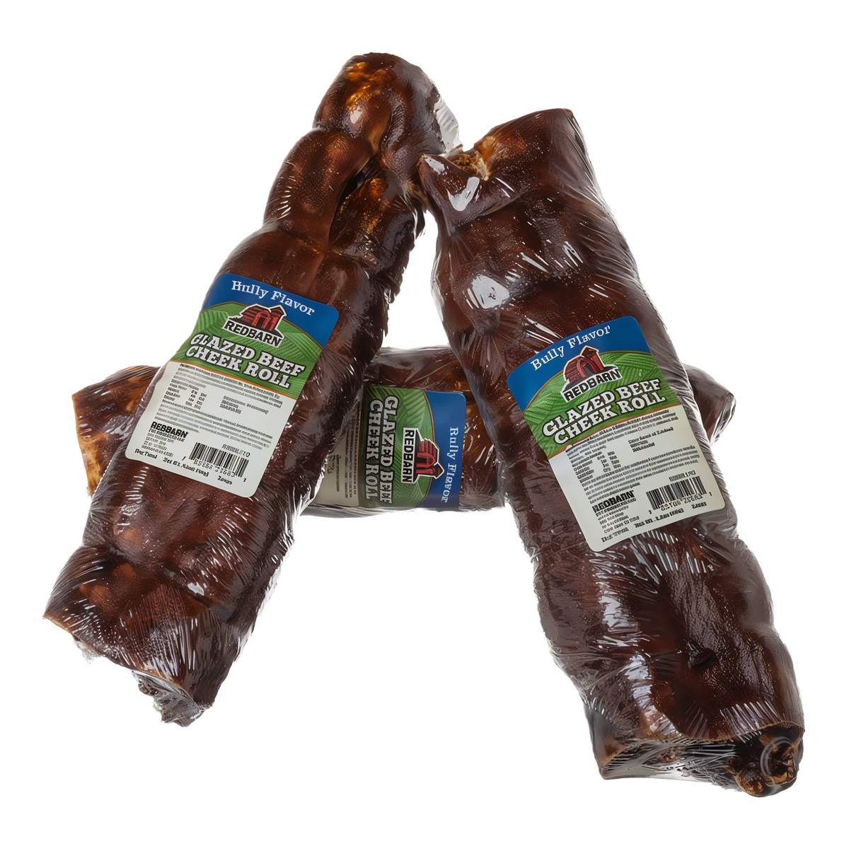 Redbarn Glazed Beef Cheek Roll Bully Flavor -- glazed beef cheek rolls - bully flavor
