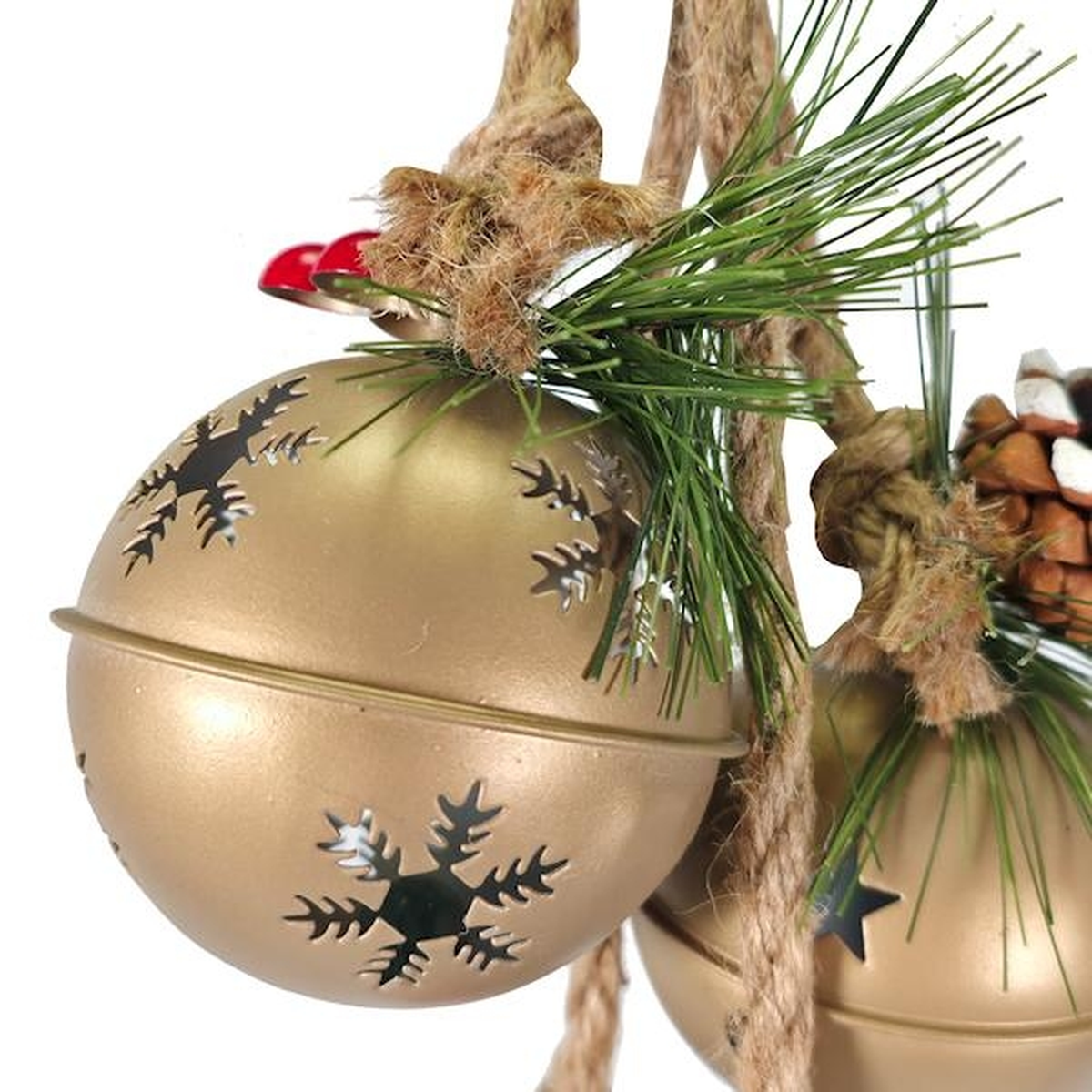 Regal Art & Gift Gold Bells Ornament -- detail