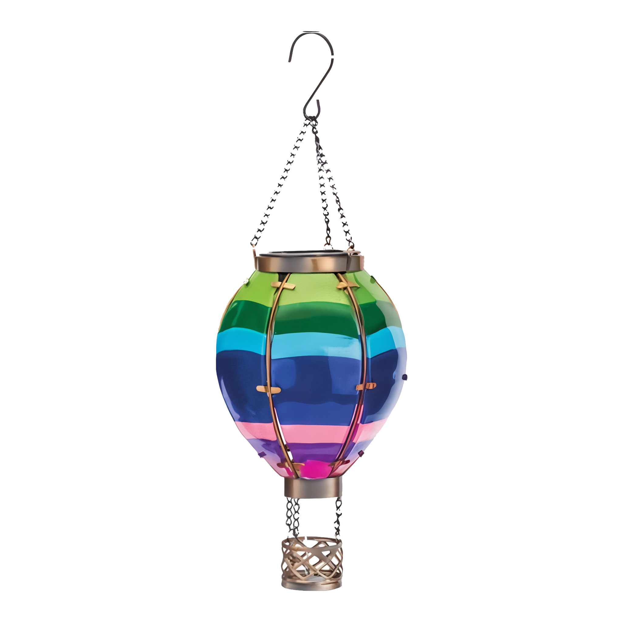 Regal Solar Powered Art & Gift Outdoor Hanging Lantern