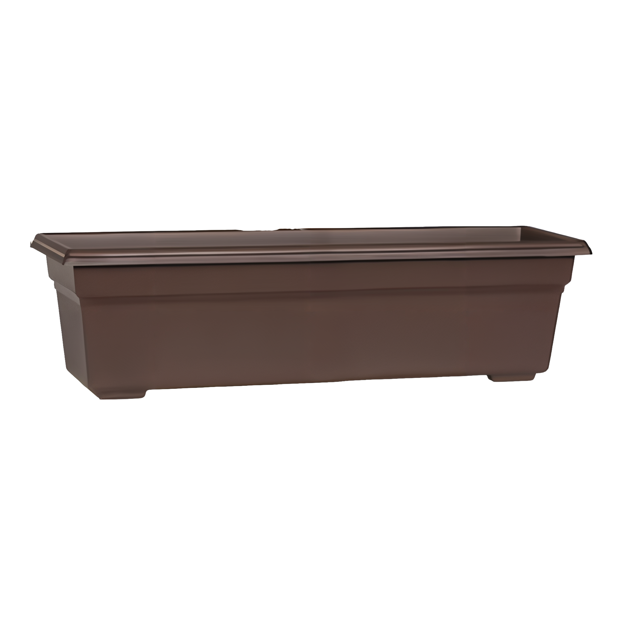 Root & Vessel Countryside Flower Box in Brown, 24 inch size