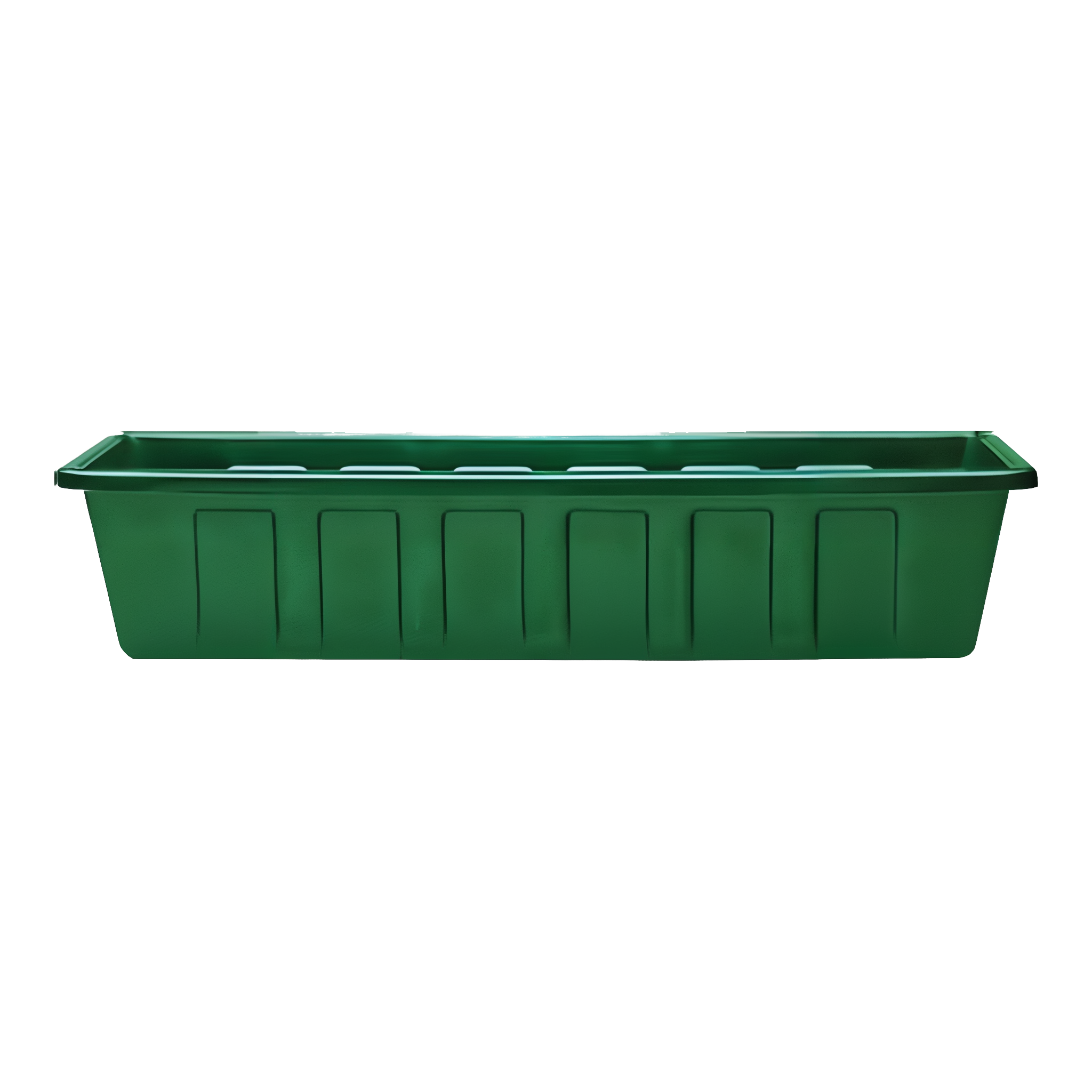 Root & Vessel green Poly-Pro flower box liner, 24 inch size.