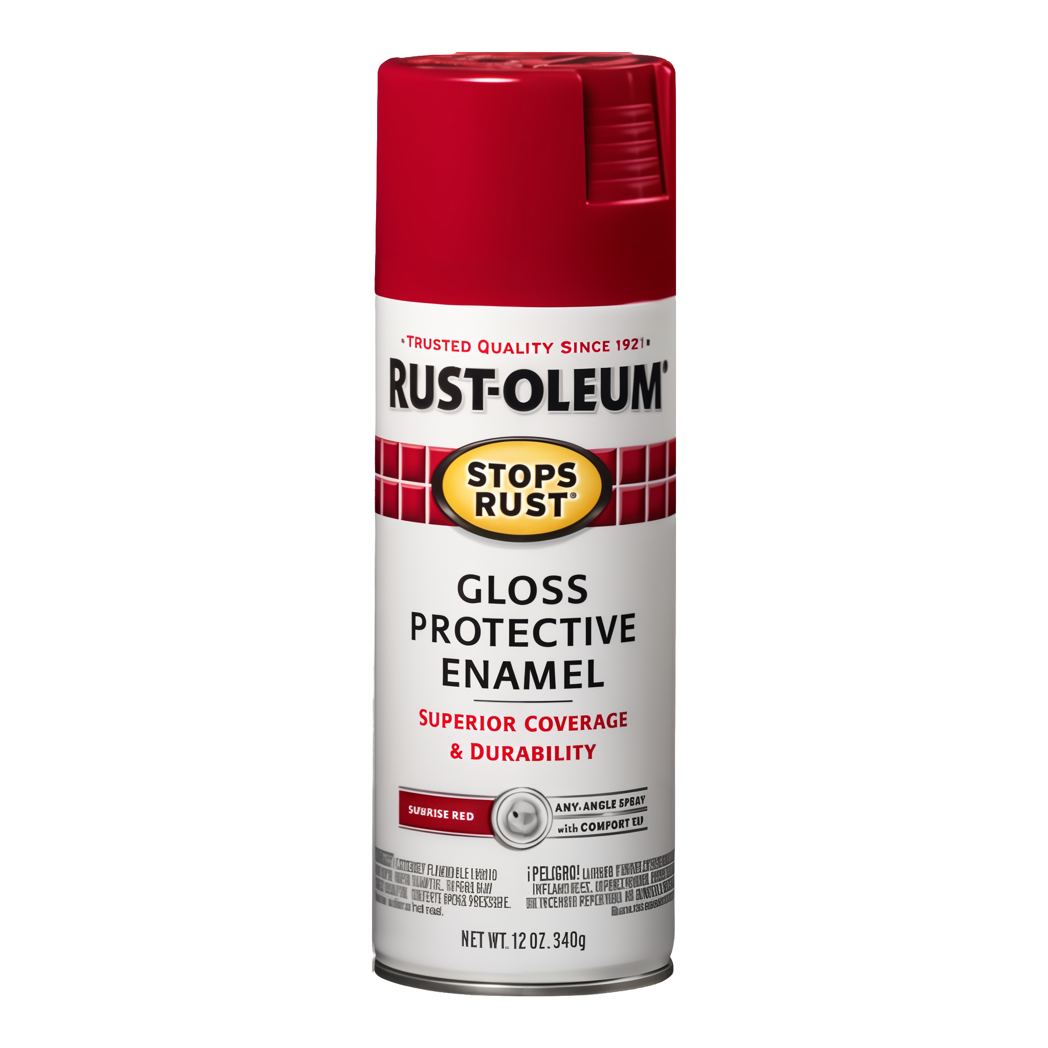 Rust-Oleum Stops Rust Gloss Enamel Spray Paint in Sunrise Red