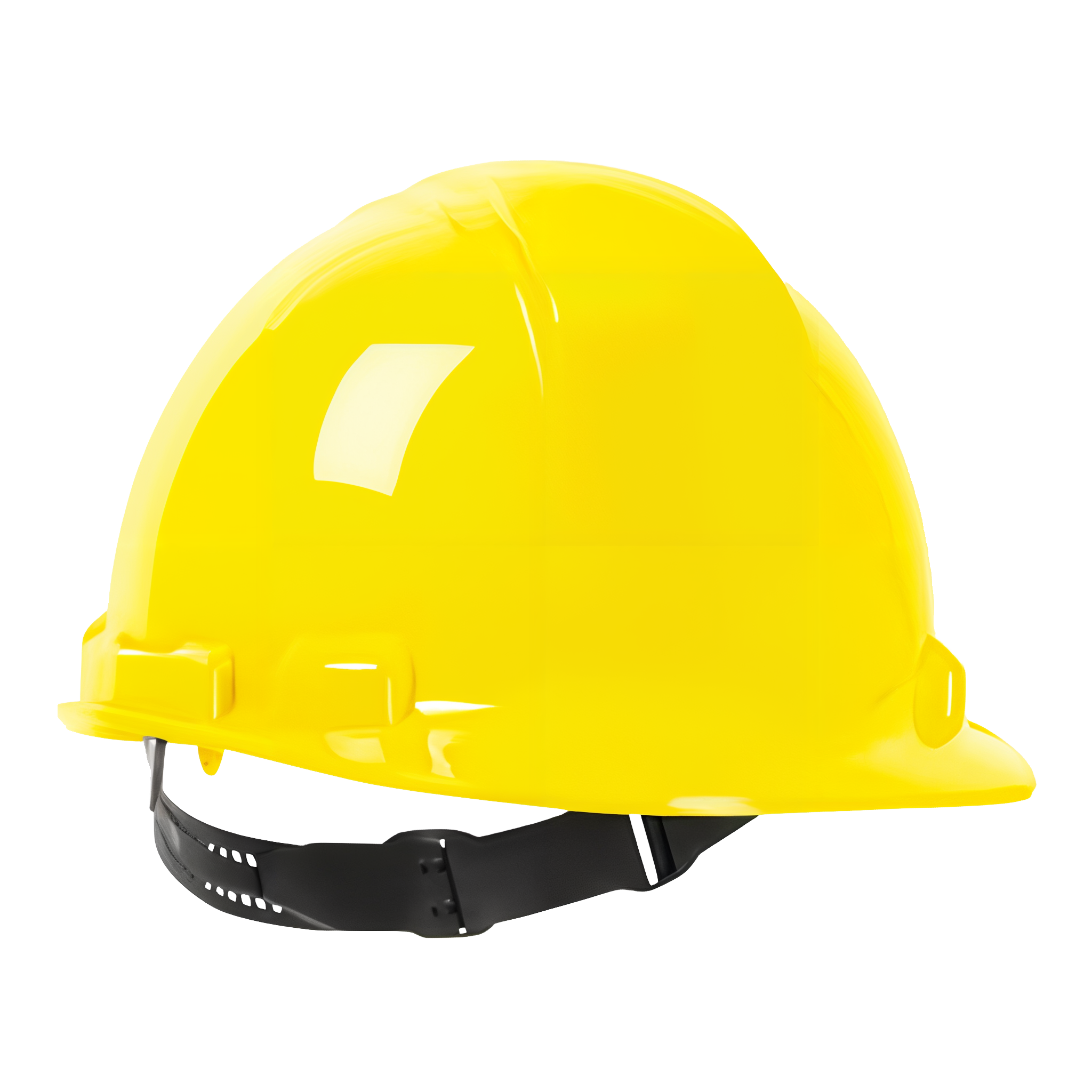 Safety Works Yellow Cap Style Non-Vented Hard Hat