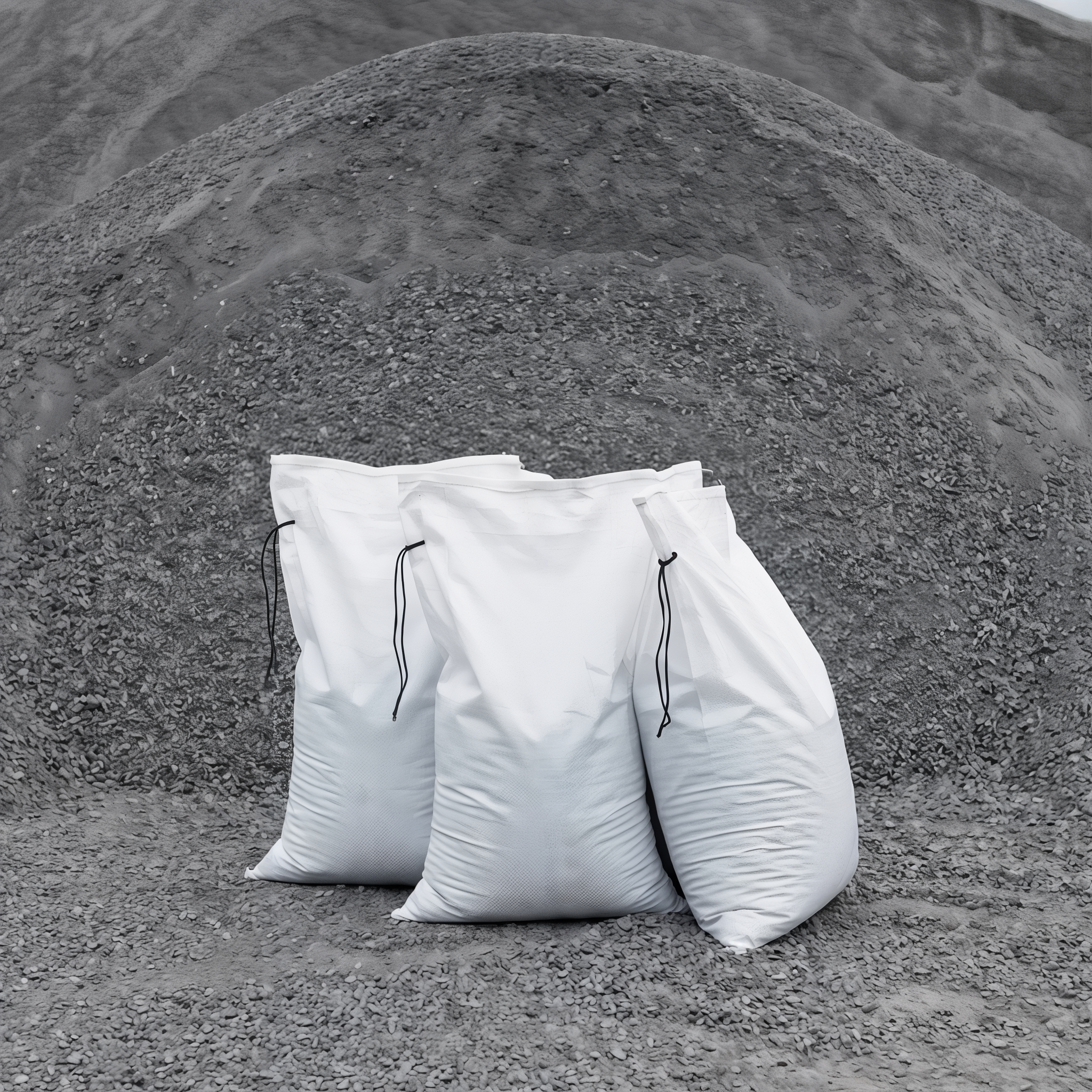 Dark grey stone screenings, fine crushed aggregate. #Screenings#50 LB Bag